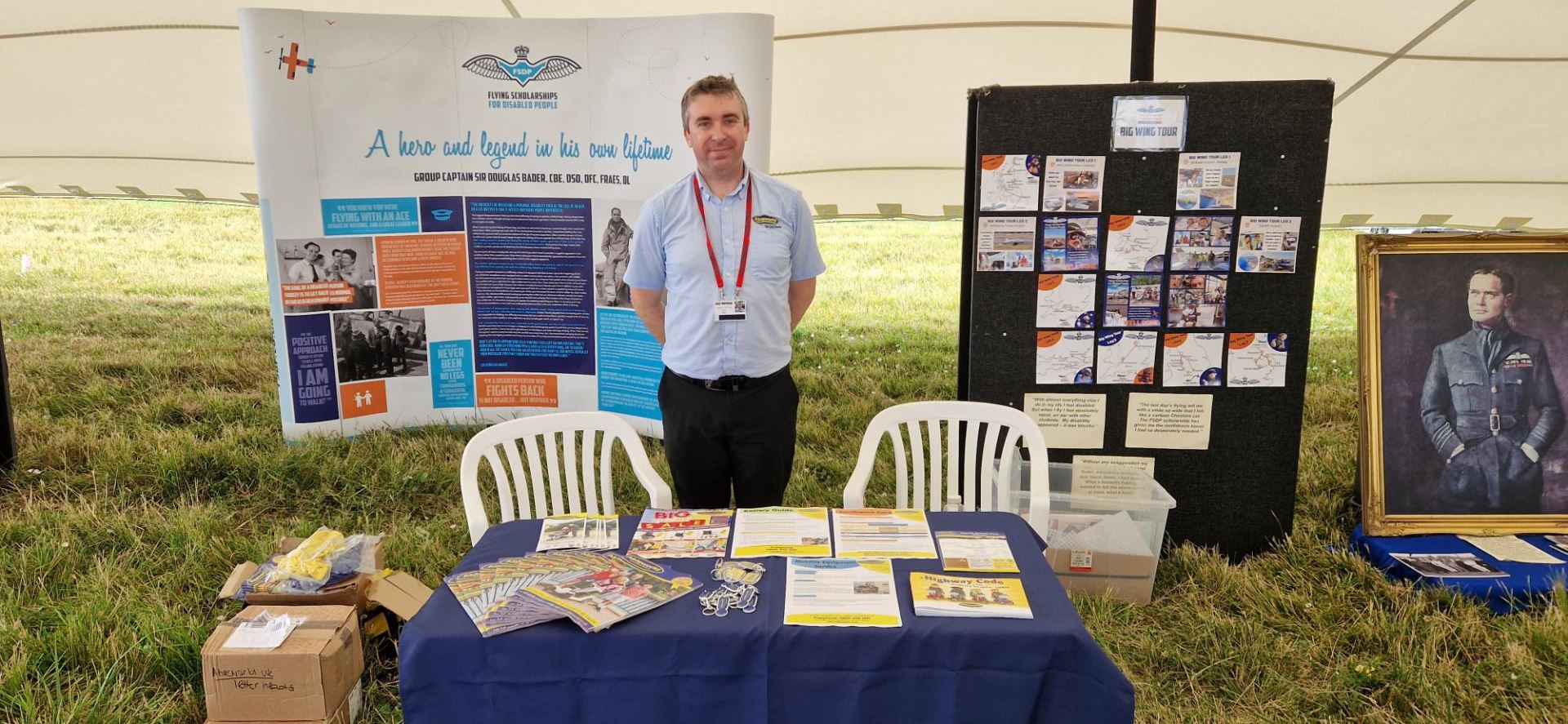 Ableworld Gloucester store Manager Andy attends The Royal International Air Tattoo